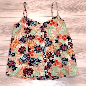 Abstract Floral tank